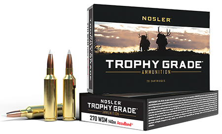 Nosler Trophy Grade .270 WSM 140gr AccuBond 20rd Box