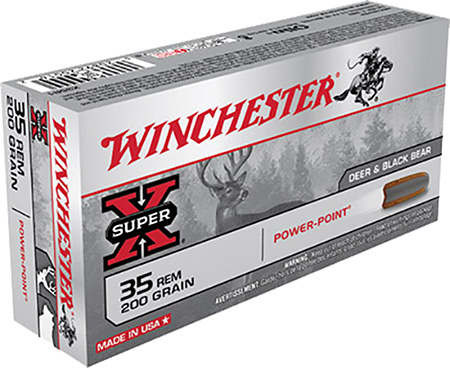 Winchester Power-Point .35 Rem 200gr 20rd Box 3 Winchester Power-Point .35 Rem 200gr 20rd Box