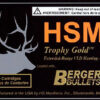 HSM Trophy Gold Extended Range 300 Wthby Mag 185gr Berger Hunting VLD Match 20/Box 20/Case 2 82387