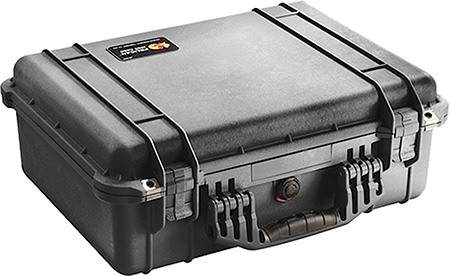 Pelican Protector Case, Black Polypropylene, Designed to Hold Handgun