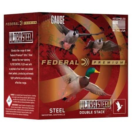 Federal Premium Ultra Steel Shotshells 20ga 3" 1oz 1400 fps #3 & #5 10/ct