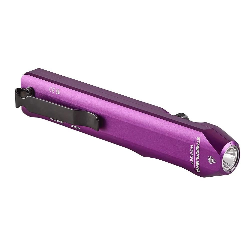Streamlight Wedge Slim Everyday Carry Flashlight 300 Lumens Purple 3 Streamlight Wedge Slim Everyday Carry Flashlight 300 Lumens Purple