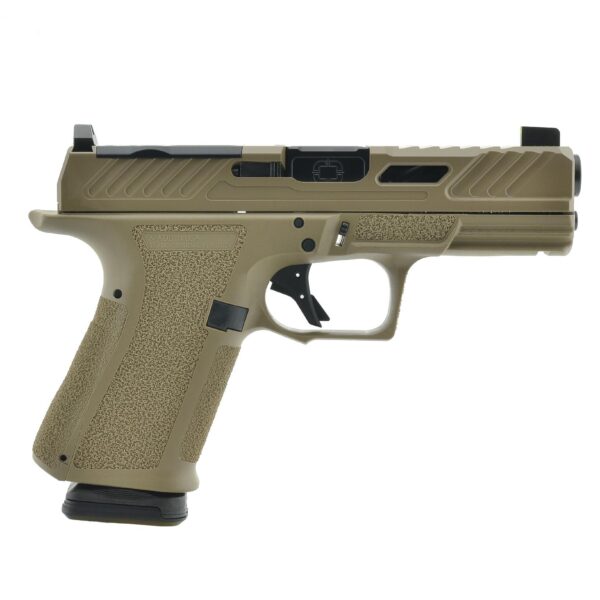 Shadow Systems Optics Ready MR920 Handgun 9mm Luger 15rd Magazine 4" Black Barrel FDE Elite Slide