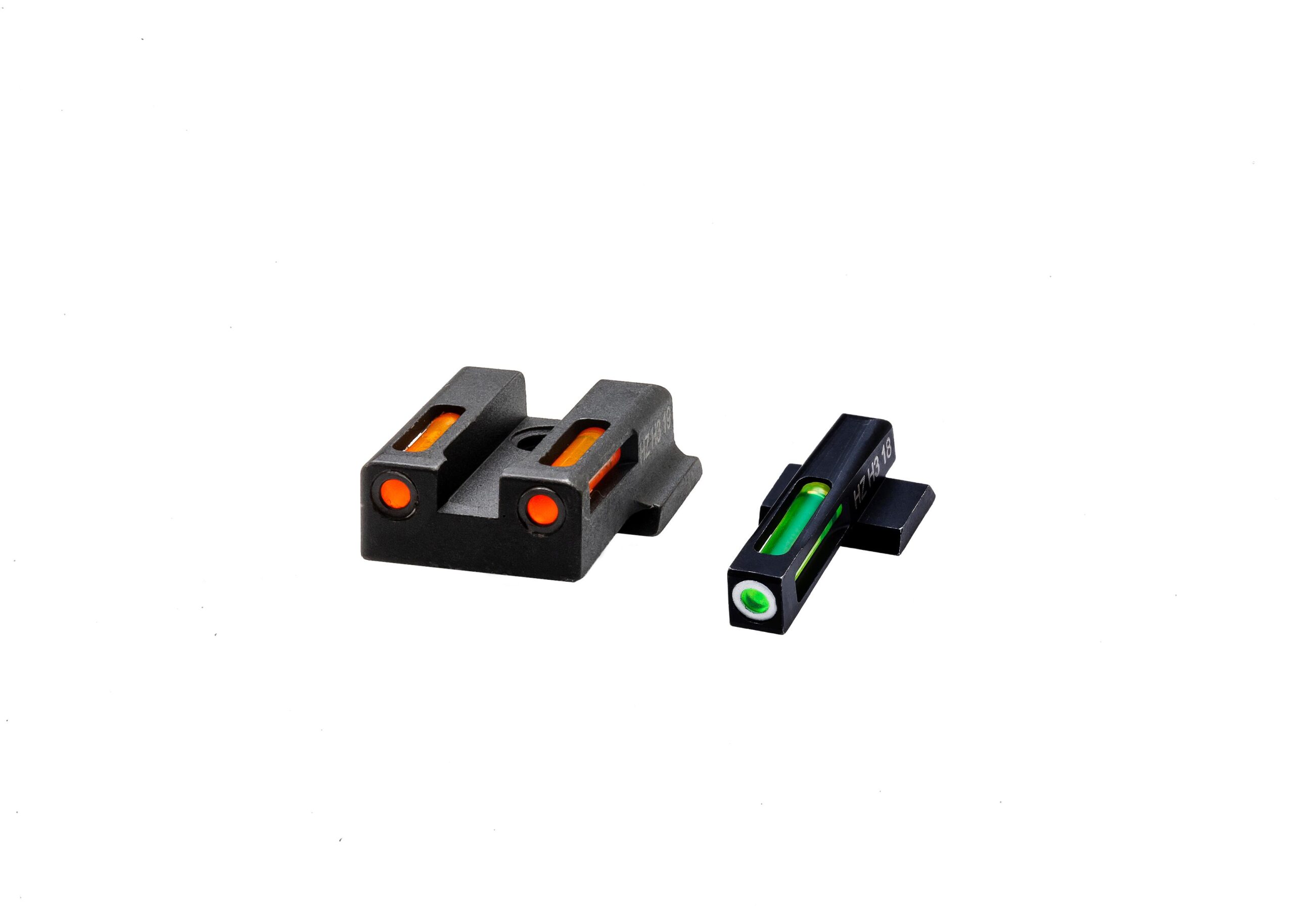 HIVIZ LiteWave H3 sight Orange/Green LitePipe/White front ring fits S&W M&P 9EZ models 3 HIVIZ LiteWave H3 sight Orange/Green LitePipe/White front ring fits S&W M&P 9EZ models