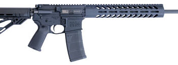 HM Defense HM15 Defender M5 5.56 NATO 30+1 16" Barrel Black Anodized Finish Mil-Spec Stock Right Hand