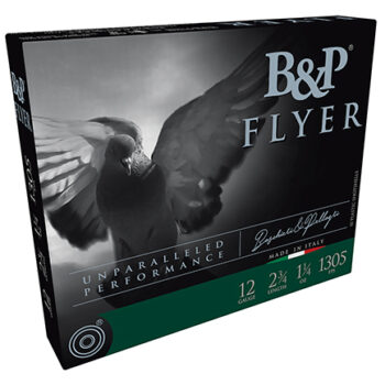B&P Competition Flyer 12 Gauge 2.75" 1 1/4 oz 8 Shot 10 Rounds per Box / 10 Boxes per Case