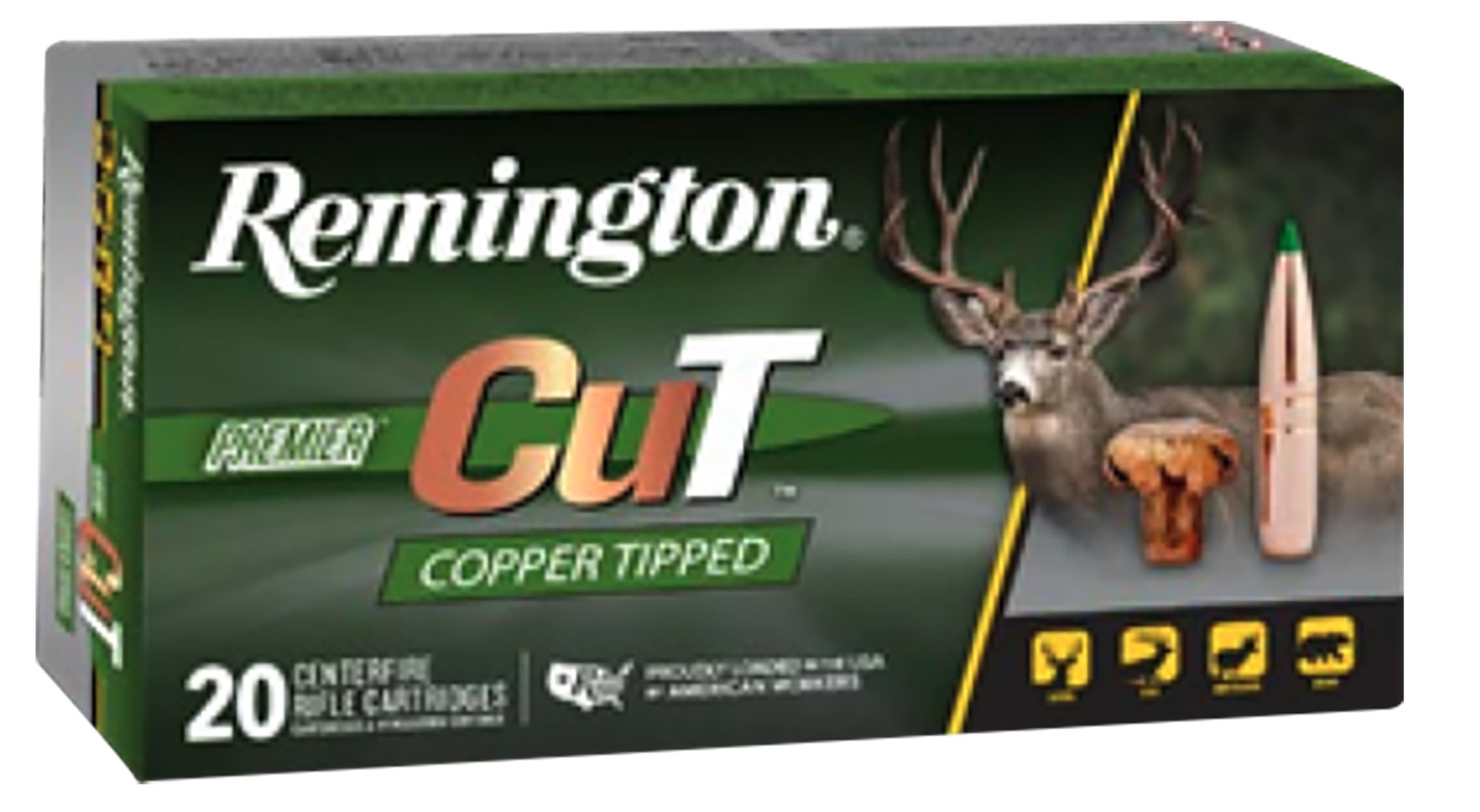 Remington Premier .30-06 Springfield 165gr 20 Rounds Per Box 3 Remington Premier .30-06 Springfield 165gr 20 Rounds Per Box