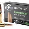 TR&Z Supreme Line .308 Win 168gr Sierra MatchKing BTHP 20rd Box 2 163915