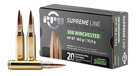 TR&Z Supreme Line .308 Win 168gr Sierra MatchKing BTHP 20rd Box 3 TR&Z Supreme Line .308 Win 168gr Sierra MatchKing BTHP 20rd Box