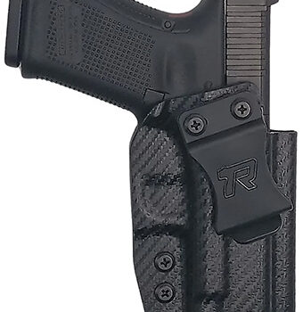 Rounded Gear IWB Kydex Holster – Black, Fits Glock 19, Right Hand, Belt Clip