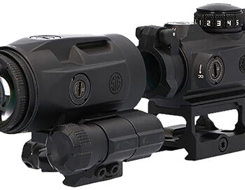 Sig Sauer Romeo-MSR Gen II Combo Kit 1x/3x 20mm/22mm 2 MOA Red Dot with Juliet 3 Micro Magnifier Black