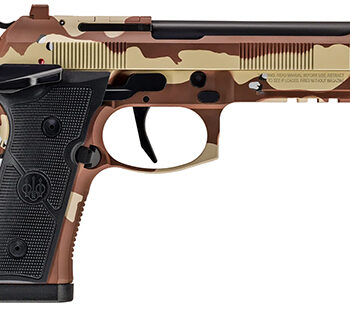 Beretta 92XI SAO 9mm Handgun, 4.7" Barrel, 15-Round Capacity, Camo Finish