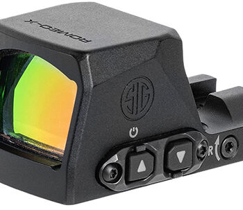 Sig Sauer Electro-Optics Romeo-X Open Black 1x 3 MOA Red Dot