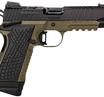 Kimber KDS9C TFS 9mm 15+1/18+1 4.60" FDE/Black Serrated Slide G-10 Grip