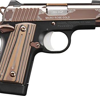 Kimber Micro Rose Gold NS .380 ACP 7+1 2.75" Rose Gold PVD Handgun