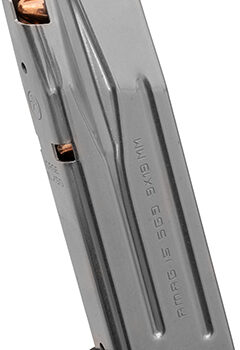 Magpul AMAG 15rd 9mm Magazine for Sig P320 Silver Stainless Steel