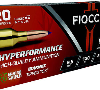 Fiocchi Hyperformance 6.5 PRC 120gr Barnes Tipped TSX 20 Per Box 10 Case
