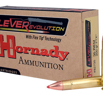 Hornady 82735 LEVERevolution  35Rem 200gr Flex Tip eXpanding 20 Per Box/10 Case