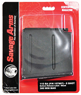 Savage Arms 110BA Blued Detachable 5rd Magazine for .300 Win Mag Savage 110BA/110BA Stealth