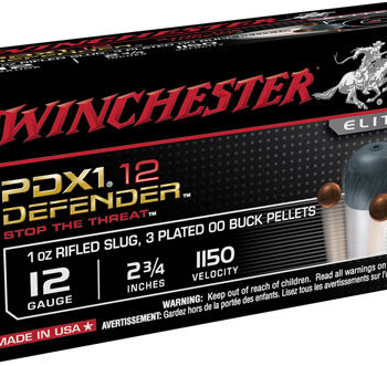 Winchester PDX1 Defender Combo 12 Gauge 2.75" 1oz Slug/00 Buck 10ct Ammunition