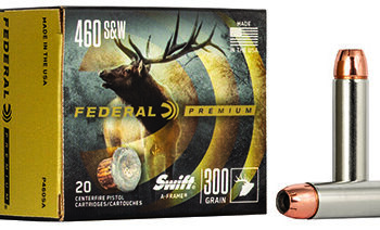 Federal Premium 460 S&W Mag 300gr Swift A Frame 20-Box Ammunition
