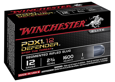 Winchester PDX1 Defender 12 Gauge 2.75" 1oz Rifled Slug 10 Per Box 10 Case 3 Winchester PDX1 Defender 12 Gauge 2.75" 1oz Rifled Slug 10 Per Box 10 Case