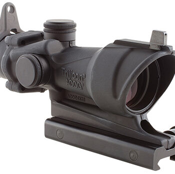 Trijicon ACOG 4x32mm Black Hardcoat Anodized Illuminated Amber Crosshair .308/7.62 BDC Reticle
