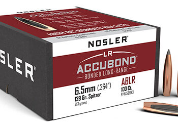 Nosler AccuBond Long Range 6.5 Creedmoor 129gr Spitzer Point 100/Box