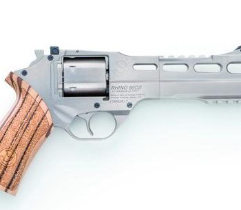 Rhino .357 Mag Revolver 60 SAR Chrome 6" Barrel with 3 Moon Clips 6rd