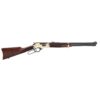 Henry Side Gate Lever Action Rifle .360 Buckhammer 5rd Magazine 20" Barrel Walnut and Brass 2 HLH024360BH 1