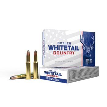 Nosler Whitetail Country Rifle Ammunition .30-30 Win 150gr SP 2390 fps 20 Per Box
