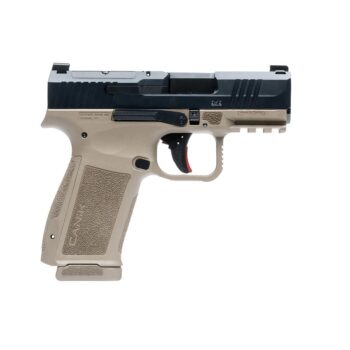 Canik Mete MC9L Handgun 9mm Luger 17rd Magazines(2) 3.18" Barrel Optic Ready Black Slide FDE Frame