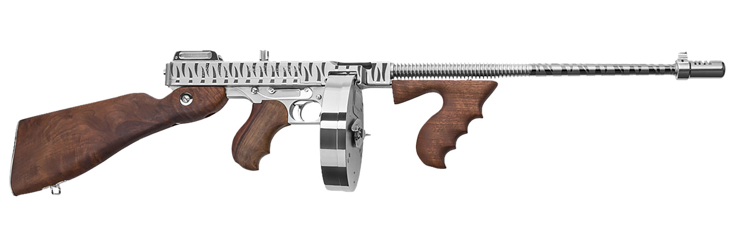 Thompson 1927A-1 Deluxe 45 ACP 16.50" 20+1 Stick 50+1 Drum Walnut Rifle 3 Thompson 1927A-1 Deluxe 45 ACP 16.50" 20+1 Stick 50+1 Drum Walnut Rifle