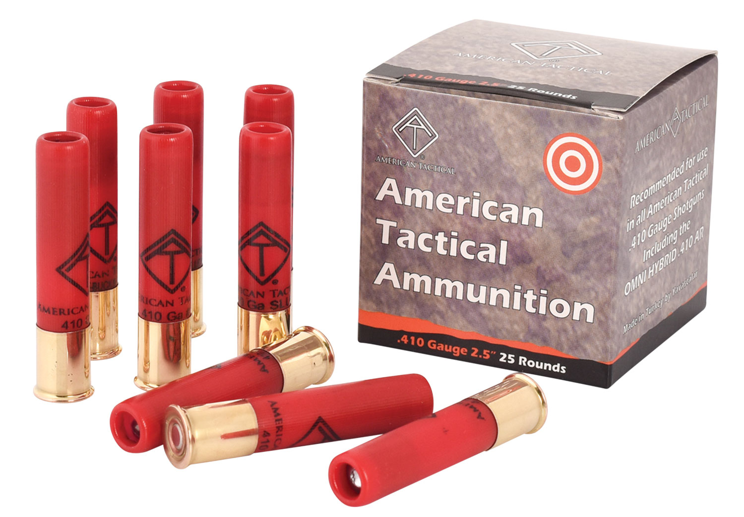 ATI ATIAC410R Shotshell 410Gauge 2.50" 1/4oz Slug Shot 25 Per Box/10 Case 3 ATI ATIAC410R Shotshell 410Gauge 2.50" 1/4oz Slug Shot 25 Per Box/10 Case