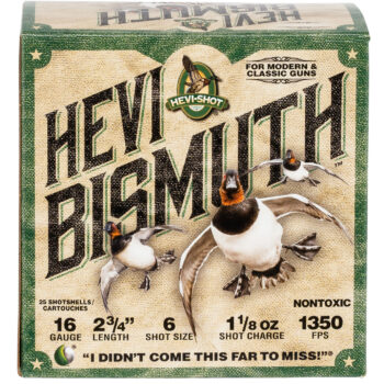 HEVI-Shot HEVI-Bismuth 16 Gauge 2.75 Inch 6 Shot Ammo