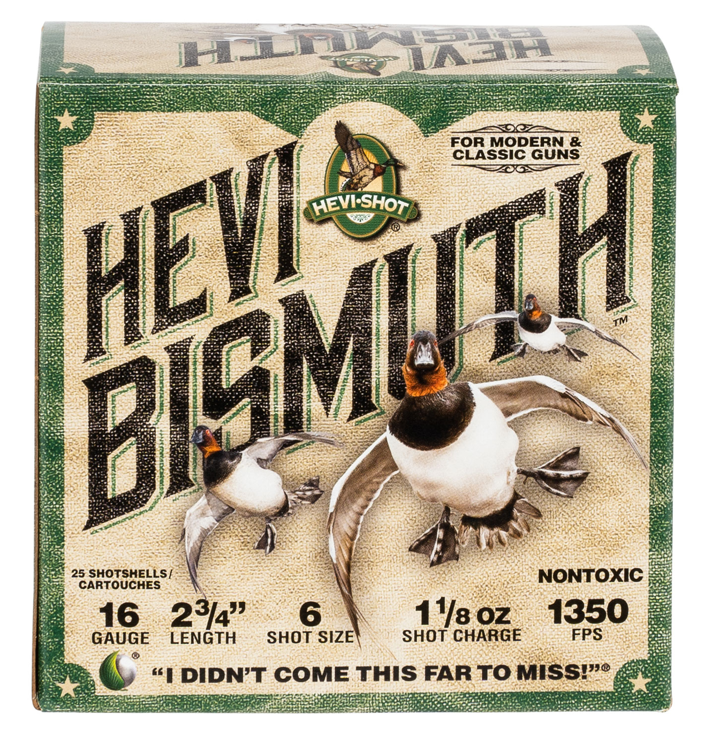 HEVI-Shot HEVI-Bismuth 16 Gauge 2.75 Inch 6 Shot Ammo 3 HEVI-Shot HEVI-Bismuth 16 Gauge 2.75 Inch 6 Shot Ammo