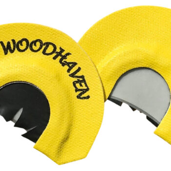 Woodhaven WH103 Black Reactor  Diaphragm Call Triple Reed Attracts Turkeys Yellow