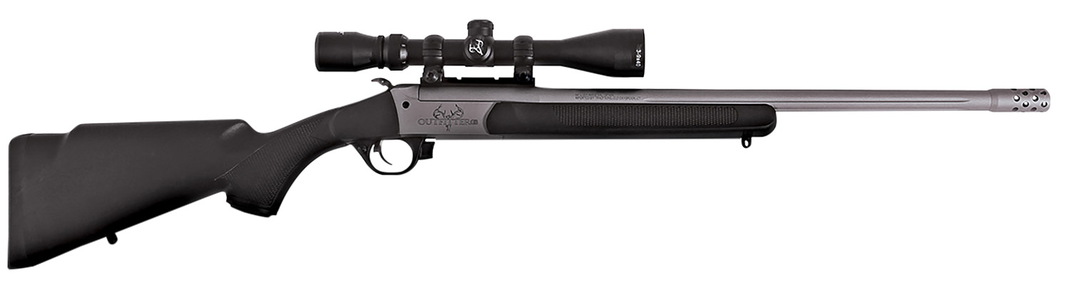 Traditions CR5-361130T Outfitter G3 w/Scope 360 Buckhammer 22" Tungsten Cerakote Chrome Lined Steel/ Target Crown Barrel, Tungsten Cerakote Drilled & Tapped Receiver, Black Synthetic Stock 3 Traditions CR5-361130T Outfitter G3 w/Scope 360 Buckhammer 22" Tungsten Cerakote Chrome Lined Steel/ Target Crown Barrel, Tungsten Cerakote Drilled & Tapped Receiver, Black Synthetic Stock