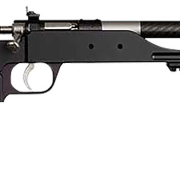 Keystone KSA2185 Precision 6061 22 LR Single Shot 16.12" Carbon Fiber Threaded Barrel, Black Anodized Picatinny Rail Aluminum Receiver, Black/FDE Adj Buffer Tube Style Butt Stock, Right Hand