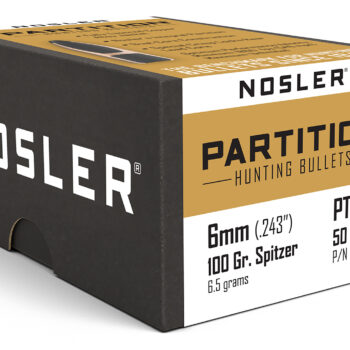 Nosler 35642 Partition  6mm 100gr Spitzer 50/Box