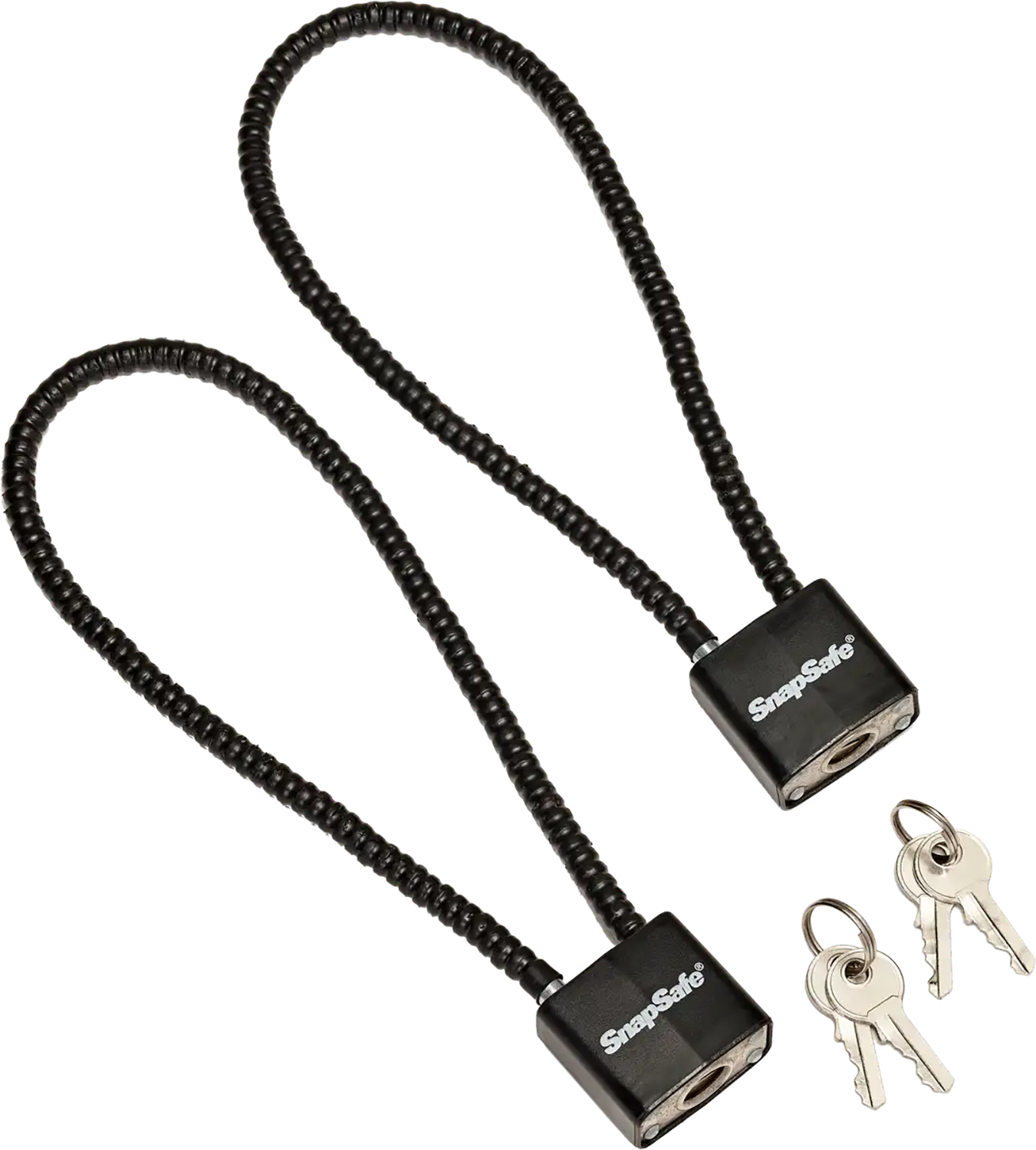 SnapSafe 75281 Lock Box Cable Lock with Padlock Steel PVC-Covered Black 2 Pack 3 SnapSafe 75281 Lock Box Cable Lock with Padlock Steel PVC-Covered Black 2 Pack
