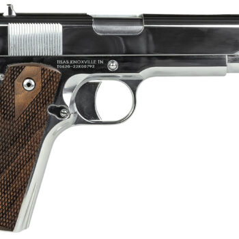 SDS Imports 10100513 1911 Regulator Full Size 38 Super/9mm Luger 9+1 5" Stainless Steel Barrel, High Polished Chrome Serrated Slide, High Polished Chrome Steel Frame w/Beavertail, Turkish Walnut Grips