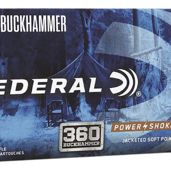 Federal 360BHAS Power-Shok Buckhammer 360Buckhammer 180gr Soft Point 20 Per Box/10 Case
