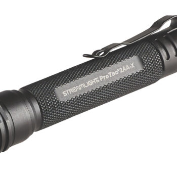 Streamlight 88135 ProTac 2AA-X USB Flashlight  Black Anodized 40/550 Lumens White  LED