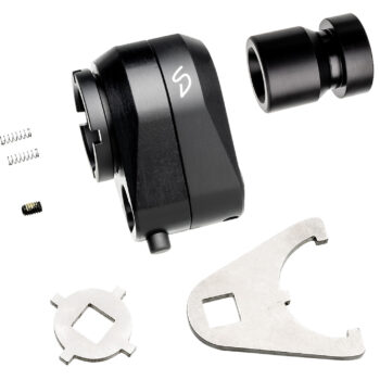 Stern Defense Rapid Attach Mini Buttstock Adapter Black Aluminum Steel