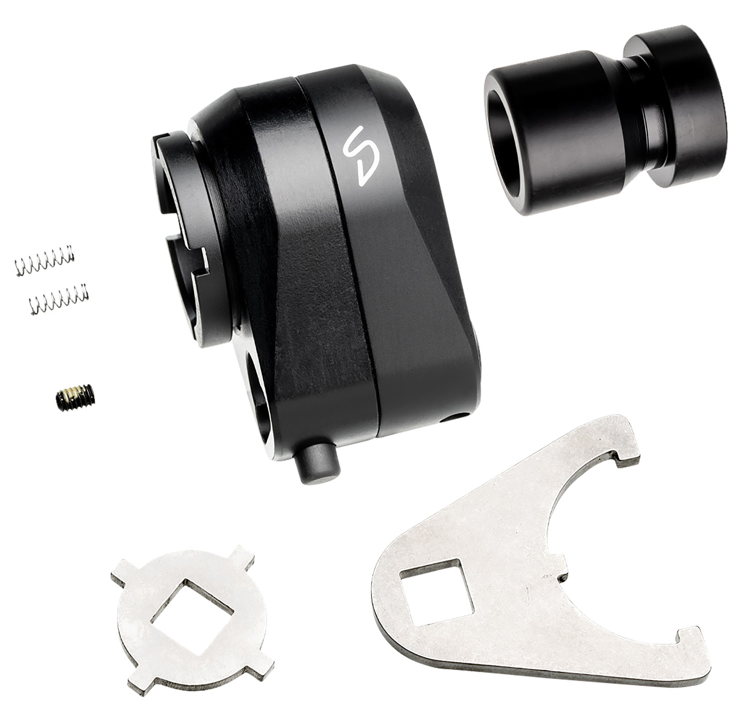 Stern Defense Rapid Attach Mini Buttstock Adapter Black Aluminum Steel 3 Stern Defense Rapid Attach Mini Buttstock Adapter Black Aluminum Steel