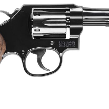 Smith & Wesson Model 10 K-Frame 38 S&W Spl+P 6rd 4″ Blued Walnut Grip Revolver