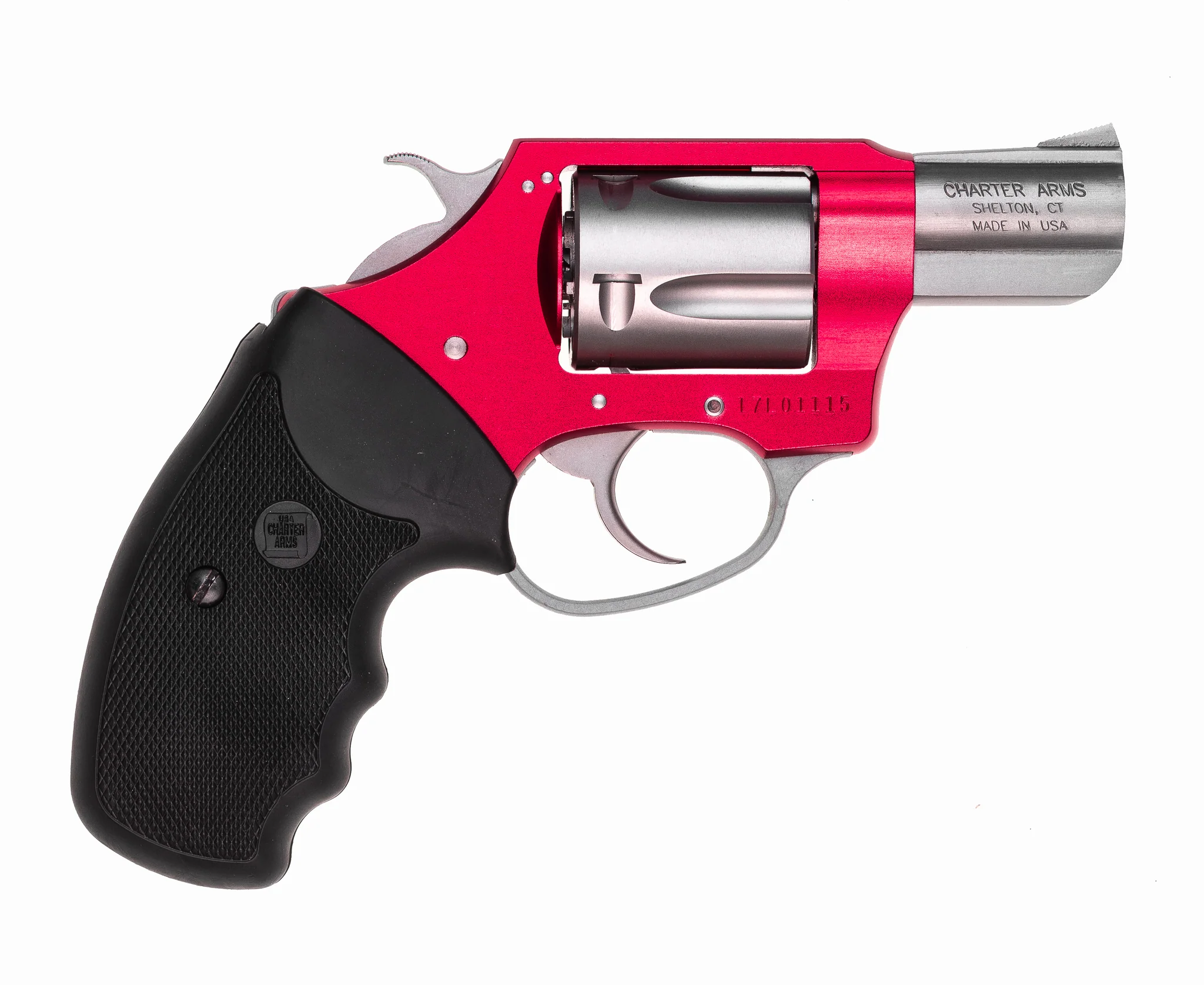 Charter Arms 53823 Undercover Lite Red/SS .38 Special | Lightweight 5-Round Revolver with 2” Barrel 3 Charter Arms 53823 Undercover Lite .38 Special | Lightweight 5-Round Revolver with 2” Barrel