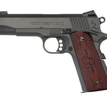 Colt Combat Commander Handgun 9mm Luger 9rd Magazine 4.25" Barrel Blued Finish