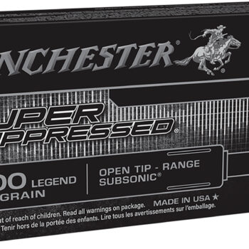 Winchester Ammo SUP400 Super Suppressed  400Legend 300gr Open Tip 20 Per Box/10 Case